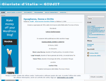 Tablet Screenshot of giuristeditalia.wordpress.com