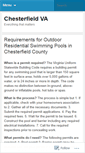 Mobile Screenshot of chesterfieldva.wordpress.com