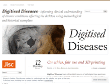 Tablet Screenshot of digitiseddiseases.wordpress.com