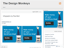 Tablet Screenshot of designmonkeys.wordpress.com