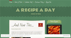 Desktop Screenshot of nancysrecipes.wordpress.com