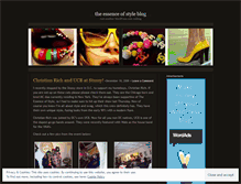 Tablet Screenshot of essenceofstyle.wordpress.com