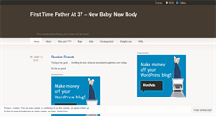 Desktop Screenshot of firsttimefatherat37.wordpress.com