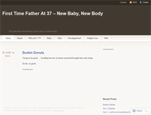 Tablet Screenshot of firsttimefatherat37.wordpress.com