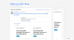 Desktop Screenshot of bathroom39.wordpress.com
