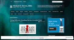 Desktop Screenshot of michaeldbrown.wordpress.com