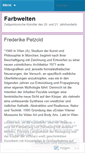 Mobile Screenshot of expressionofcolour.wordpress.com