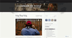 Desktop Screenshot of ciudadanosencrisis.wordpress.com