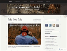 Tablet Screenshot of ciudadanosencrisis.wordpress.com