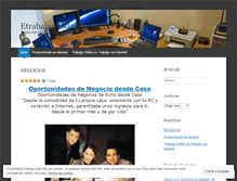 Tablet Screenshot of etrabajandodesdecasa.wordpress.com