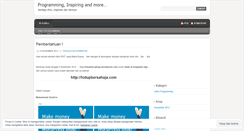 Desktop Screenshot of hidupbersahaja.wordpress.com