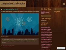 Tablet Screenshot of compartiendoelcapital.wordpress.com