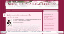 Desktop Screenshot of paraeldarsecuenta.wordpress.com