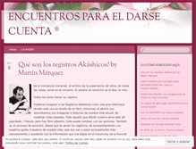 Tablet Screenshot of paraeldarsecuenta.wordpress.com