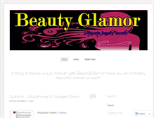 Tablet Screenshot of beautyglamor.wordpress.com