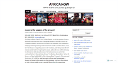 Desktop Screenshot of africanow.wordpress.com