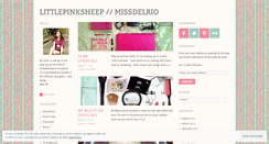Desktop Screenshot of littlepinksheep.wordpress.com