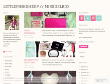 Tablet Screenshot of littlepinksheep.wordpress.com