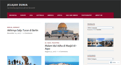 Desktop Screenshot of jelajahdunia.wordpress.com