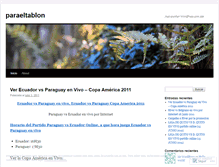 Tablet Screenshot of paraeltablon.wordpress.com