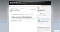 Desktop Screenshot of choleraupdates.wordpress.com