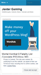 Mobile Screenshot of jestergaming.wordpress.com