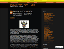 Tablet Screenshot of bandamontadauer.wordpress.com