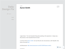 Tablet Screenshot of designfix.wordpress.com