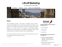 Tablet Screenshot of liftoffmarketing.wordpress.com