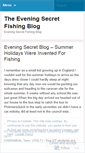 Mobile Screenshot of eveningsecret.wordpress.com