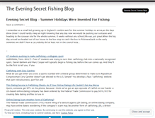 Tablet Screenshot of eveningsecret.wordpress.com