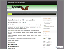 Tablet Screenshot of bototo.wordpress.com