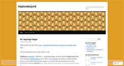 Desktop Screenshot of hejmoderjord.wordpress.com