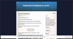 Desktop Screenshot of feldenkraisiowa.wordpress.com
