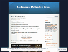 Tablet Screenshot of feldenkraisiowa.wordpress.com