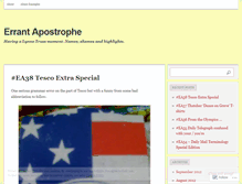 Tablet Screenshot of errantapostrophe.wordpress.com