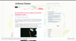 Desktop Screenshot of donnafashion.wordpress.com