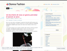 Tablet Screenshot of donnafashion.wordpress.com