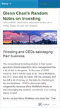 Mobile Screenshot of glennchan.wordpress.com
