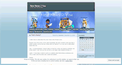 Desktop Screenshot of newnews2you.wordpress.com