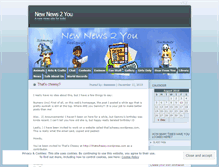 Tablet Screenshot of newnews2you.wordpress.com