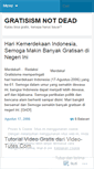 Mobile Screenshot of gratisisme.wordpress.com