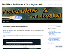 Tablet Screenshot of facetec.wordpress.com