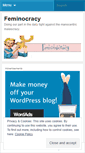 Mobile Screenshot of feminocracy.wordpress.com