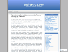 Tablet Screenshot of andrescruz.wordpress.com