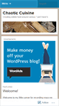 Mobile Screenshot of chaoticcuisine.wordpress.com
