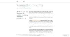 Desktop Screenshot of kennethiomurphy.wordpress.com