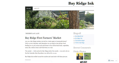 Desktop Screenshot of bayridgeink.wordpress.com