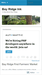 Mobile Screenshot of bayridgeink.wordpress.com