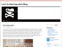 Tablet Screenshot of livinlavidacupcake.wordpress.com